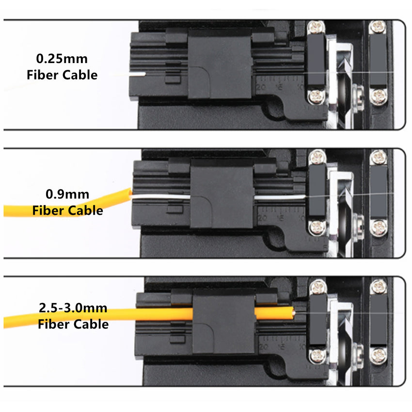 Yankok KLS-6C Precision Fiber Optic Cleaver with 12 Surface Blade 3 in 1