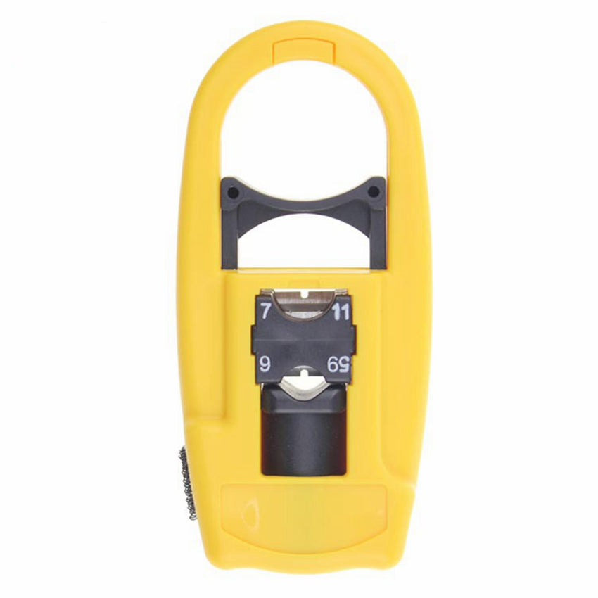 Yankok RG59 RG11 RG7 RG6 Rotary Coax Cable Strip and Cut Tool Yellow