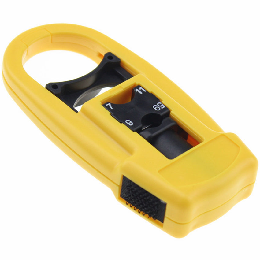 Yankok RG59 RG11 RG7 RG6 Rotary Coax Cable Strip and Cut Tool Yellow