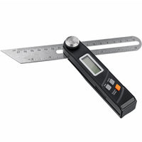 Yankok Sliding Digital T-Bevel Gauge & Protractor Angle Finder with 6in. Stainless Steel Ruler Full LCD Display