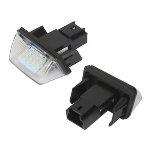 Yankok LED License Plate Lights for Peugeot 206/207/306/307/308/406/407 5008 Partner and Citroen C3/C4/C5/C6 Berlingo SAXO/XSARA II