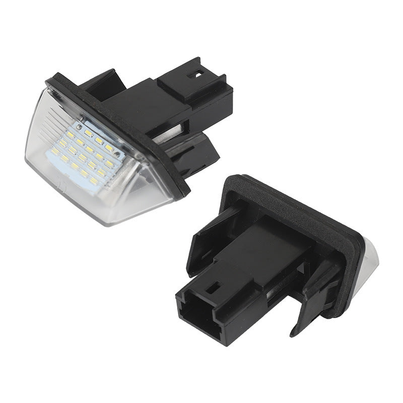 Yankok LED License Plate Lights for Peugeot 206/207/306/307/308/406/407 5008 Partner and Citroen C3/C4/C5/C6 Berlingo SAXO/XSARA II