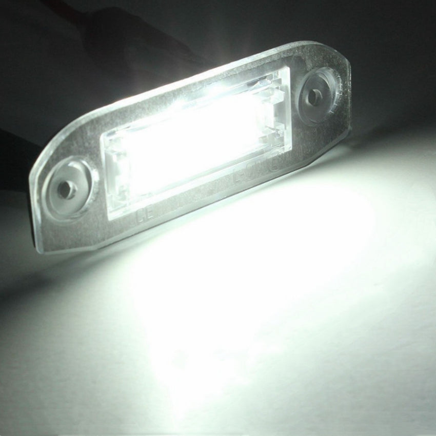 Yankok LED License Plate Lights for Volvo C70 S40 S60 S80 V50 V60 V70 XC60 XC70 XC90 18 SMD LED