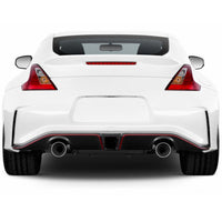 Yankok LED Rear Bumper Light for Nissan 370Z 2009-2021 Juke Nismo 2013-2017 Sentra Nismo 2017-2019 Integrated with Sequential Turn Signal, Brake Light, Fog Light and Reverse Light Smoked Tinted