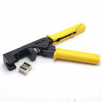 Yankok 180 Degree Keystone Jack Punch Down Tool (Fit Short Body with Plat Pin Jacks Only) 5098AY Yellow