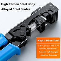 Yankok 90 Degree Keystone Jack Punch Down Tool Specific Modular FIT (Check Jacks’ Fitment in Picture) Blue Handle