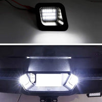 Yankok LED License Plate Lights for Dodge Ram 1500 2500 3500 2002-2018 & 2019 1500 Classic Black Clear