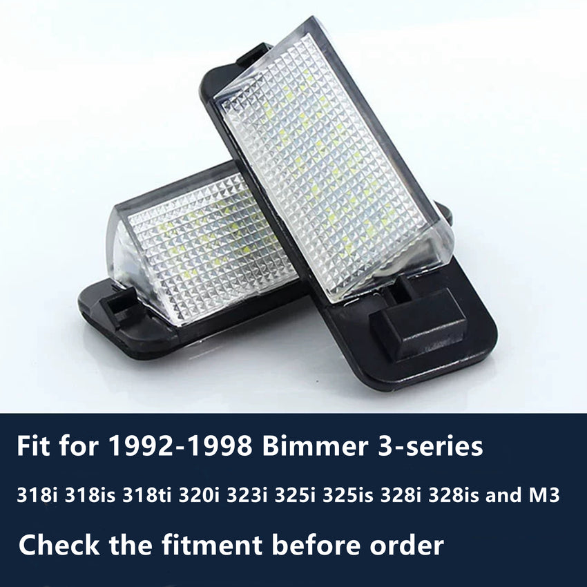 Yankok LED License Plate Lights for BMW 3-Series E36 and M3 1992-1998