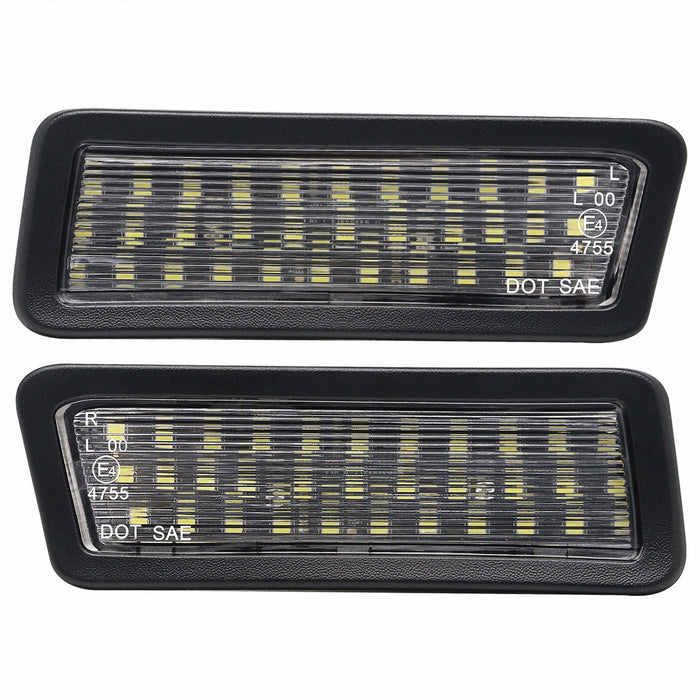 Yankok LED License Plate Lights Compatible with Dodge Ram 1500 2019-2024 w/o Housing (NOT FIT 1500 Classic, 2500 and 3500)