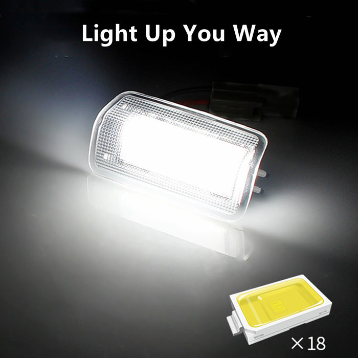 Yankok LED Door Courtesy Lights for Toyota Camry Avalon Highlander Sienna Tundra Sequoia Prius 86 Scion FR-S Subaru BRZ Lexus IS ES GS GX LX LS RC RX