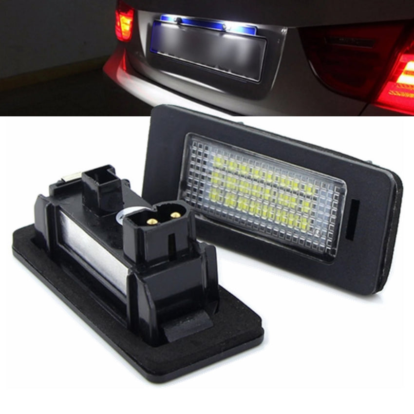 Yankok LED License Plate Lights for 2000s BMW 1 3 4 5 Series X1 X3 X5 X6 M3 M4