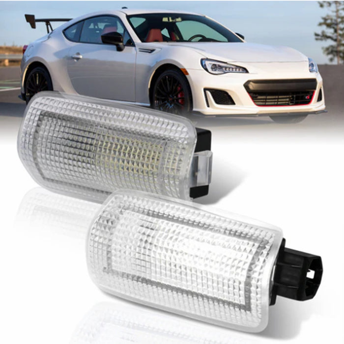 Yankok LED Door Courtesy Lights for Toyota 86 2012-2021, Subaru BRZ 2012-2021 and Scion FR-S 2012–2016 1st Gen