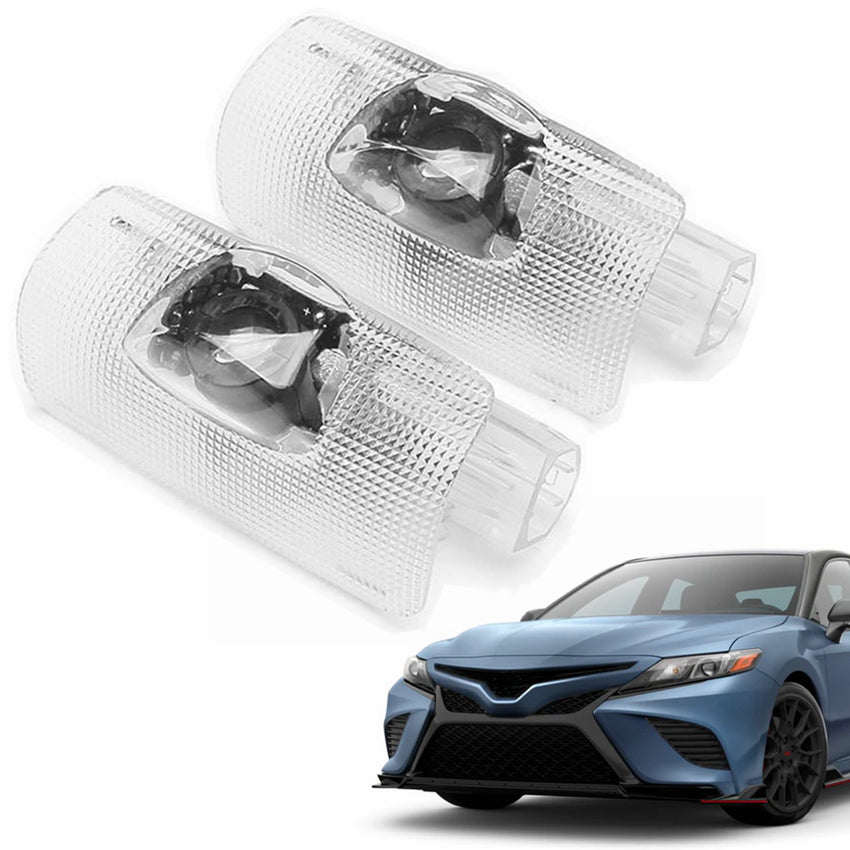 Yankok GR Blue 3D Projector Logo Courtesy Door Lights 2 Pack For Toyota Camry 2006-2023