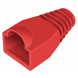 Yankok RJ45 Strain Relief Boots OD 6.0mm 100 Pcs Red