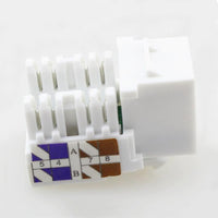 Yankok CAT6 RJ45 Keystone Jack 10 Pack, Female Connectors UL Listed, Transparent Cap