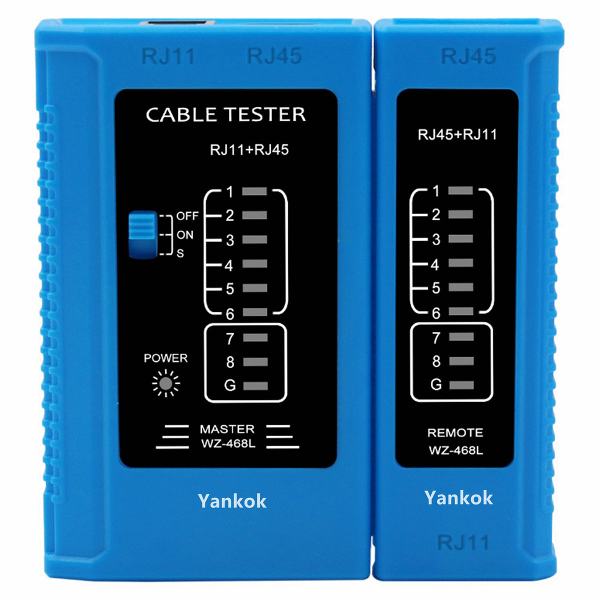 Cable Tester, WZ-468 RJ45 and RJ11 Network Cable Tester Ethernet LAN  Network Test Tool dc Power Supply Accessories 0: : Tools & Home  Improvement