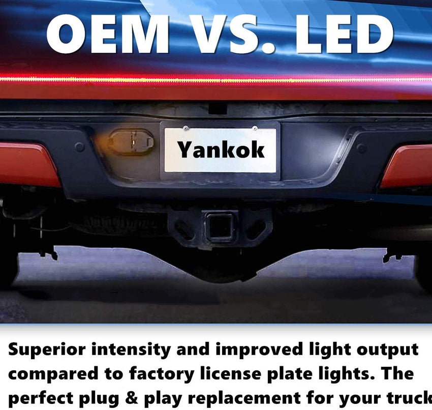 Yankok Toyota LED License Plate Lights | Tundra 2014-2021 Tacoma 2015-2022