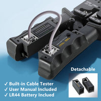 Yankok HT022 All-in-One Cable Tester Crimper (RJ45 RJ12 RJ11 Strip / Cut / Crimp / Test)