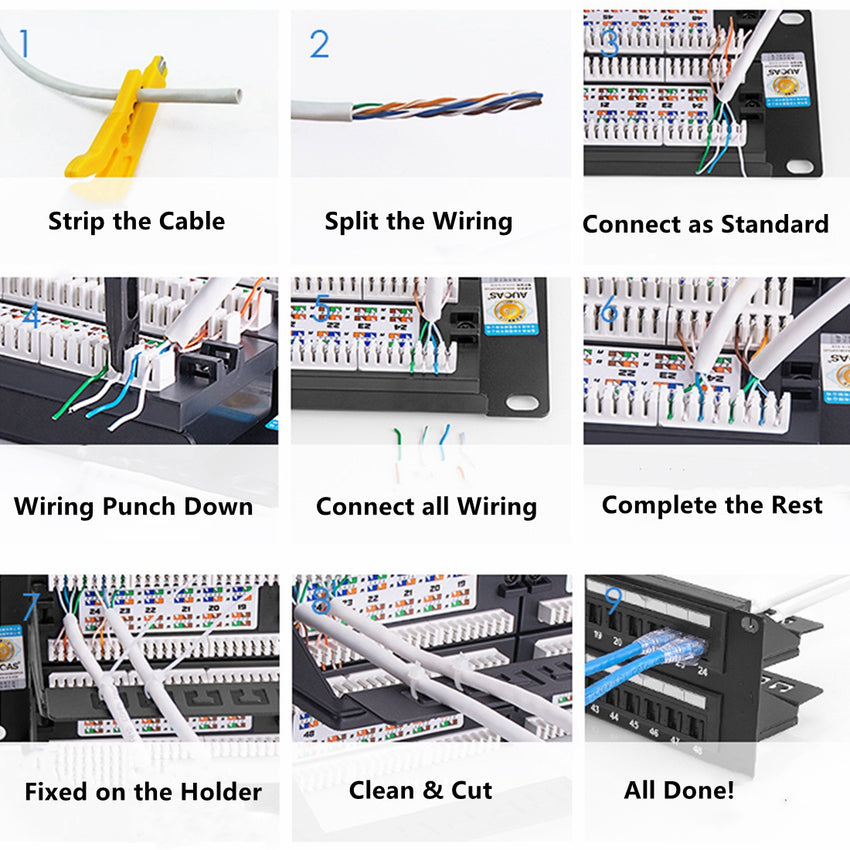 punch down patch panel